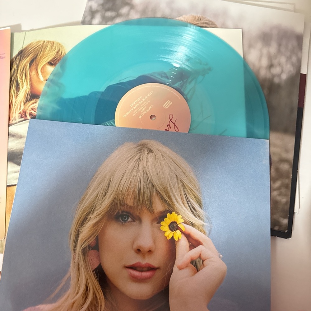 Taylor Swift Blue Vinyl Record